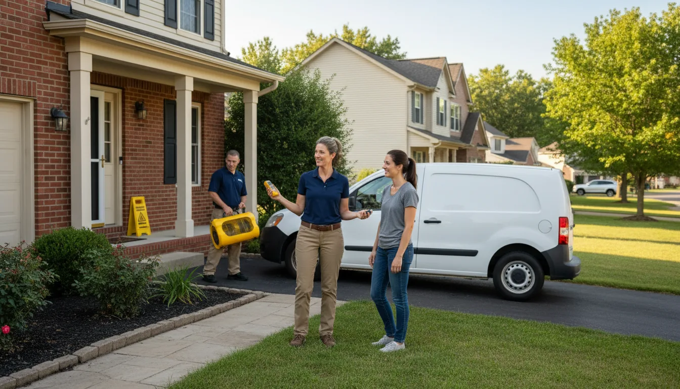 Residential water damage restoration in Eagan, MN
